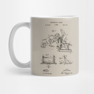 NFL Football Patent Blueprint Design 1959 Mug